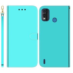 For Nokia G11 Plus Imitated Mirror Surface Horizontal Flip Leather Phone Case(Mint Green) (OEM)