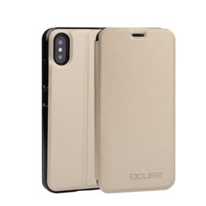 OCUBE Spring Texture Horizontal Flip Leather Case for Blackview A30, with Holder(Gold) (OCUBE) (OEM)