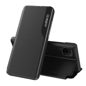 For Huawei P40 Lite / Nova 6 SE / Nova 7i Attraction Flip Holder Leather Phone Case(Black) (OEM)