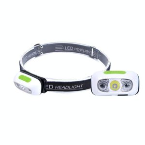 Smart Sensor Outdoor USB Headlight LED Portable Strong Light Night Running Headlight, Colour: White 3W 100LM (OEM)