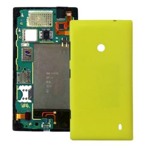 Plastic Back Housing Cover for Nokia Lumia 520(Yellow) (OEM)