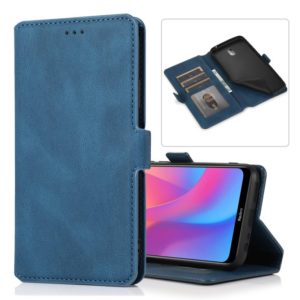 For Xiaomi Redmi 8A Retro Magnetic Closing Clasp Horizontal Flip Leather Case with Holder & Card Slots & Photo Frame & Wallet(Blue) (OEM)