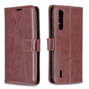 For Xiaomi Mi 9 Lite / CC9 Crazy Horse Texture Horizontal Flip Leather Case with Holder & Card Slots & Wallet & Photo Frame(Brown) (OEM)
