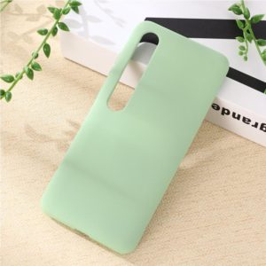 For Xiaomi Mi 10 5G Solid Color Liquid Silicone Shockproof Coverage Case(Green) (OEM)