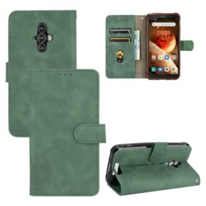 For Blackview BV6600 Solid Color Skin Feel Magnetic Buckle Horizontal Flip Calf Texture PU Leather Case with Holder & Card Slots & Wallet(Green) (OEM)