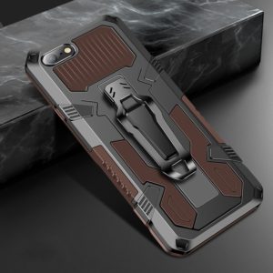 For iPhone 8 & 7 Machine Armor Warrior Shockproof PC + TPU Protective Case(Coffee) (NILLKIN) (OEM)