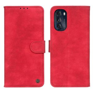 For Motorola Moto G 5G 2022 Antelope Texture Magnetic Buckle Leather Phone Case(Red) (OEM)