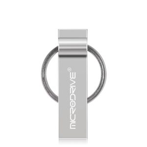 MicroDrive 64GB USB 2.0 Metal Keychain U Disk (Grey) (MicroDrive) (OEM)