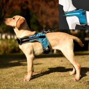 K-Shaped Luminous LED Harness for Pet Dogs without Rope, Size:XL(Lake Blue With Light) (OEM)