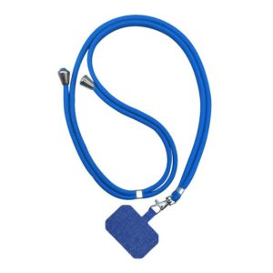 2 PCS Phone Lanyard Adjustable Detachable Neck Cord with Card(Sky Blue) (OEM)