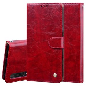 For Huawei Honor 9X / 9X Pro / Y9s / P Smart Pro 2019 Business Style Oil Wax Texture Horizontal Flip Leather Case with Holder & Card Slots & Wallet(Red) (OEM)
