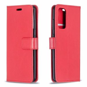 For Motorola Moto G100 Crazy Horse Texture Horizontal Flip Leather Case with Holder & Card Slots & Wallet & Photo Frame(Red) (OEM)