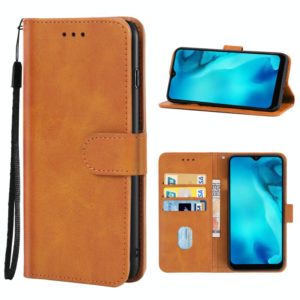 Leather Phone Case For Doogee X93(Brown) (OEM)