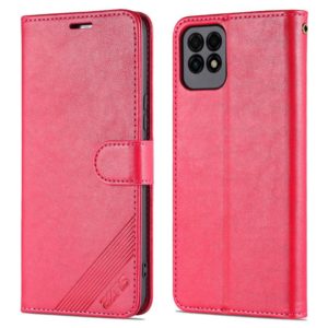 For Huawei Maimang 10 SE 5G AZNS Sheepskin Texture Horizontal Flip Leather Case with Holder & Card Slots & Wallet(Red) (AZNS) (OEM)