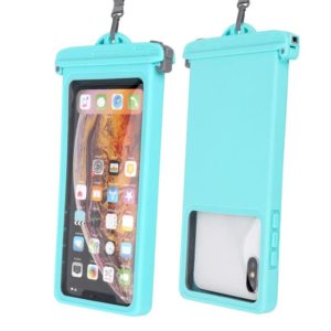 Multifunctional Plastic Anti-Drop Mobile Phone Waterproof Bag(Blue) (OEM)