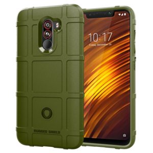 Full Coverage Shockproof TPU Case for Xiaomi Pocophone F1 (Green) (OEM)