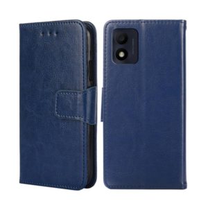 For Alcatel 1B 2022 Crystal Texture Leather Phone Case(Royal Blue) (OEM)