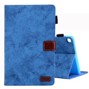 For Galaxy Tab S5e / T720 Business Style Horizontal Flip Leather Case, with Holder & Card Slot & Photo Frame & Sleep / Wake-up Function(Blue) (OEM)