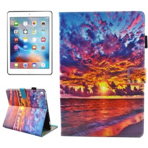 For iPad Pro 10.5 inch Sunset Landscape Pattern Horizontal Flip Leather Protective Case with Holder & Card Slots & Wallet & Pen Slot &Sleep / Wake-up (OEM)