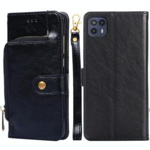 For Motorola Moto G50 5G Zipper Bag Leather Phone Case(Black) (OEM)