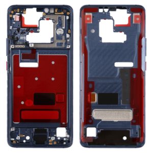 Front Housing LCD Frame Bezel Plate with Side Keys for Huawei Mate 20 Pro(Blue) (OEM)