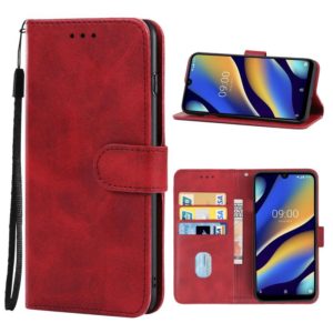 Leather Phone Case For Wiko View3(Red) (OEM)