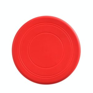 Pet Toy Flying Disc Pet Interactive Training Floating Water Bite-Resistant Soft Flying Disc(Red) (OEM)
