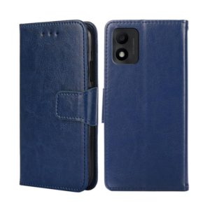 For TCL 303 Crystal Texture Leather Phone Case(Royal Blue) (OEM)