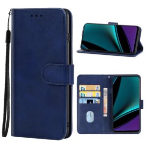 Leather Phone Case For Infinix Note 11s(Blue) (OEM)