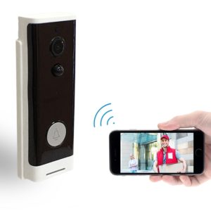 M200A 1080P WiFi Intelligent Round Button Video Doorbell, Support Infrared Motion Detection & Adaptive Rate & Two-way Intercom & Remote / PIR Wakeup(White) (OEM)