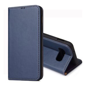 Dermis Texture PU Horizontal Flip Leather Case for Galaxy S10 E, with Holder & Card Slots & Wallet(Blue) (OEM)