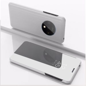 For Xiaomi Redmi K30 Pro Plated Mirror Horizontal Flip Leather Case with Holder(Silver) (OEM)