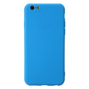 For iPhone 6 Shockproof Frosted TPU Protective Case(Light Blue) (OEM)