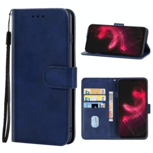 For Sharp Aquos Zero 5G Basic Leather Phone Case(Blue) (OEM)