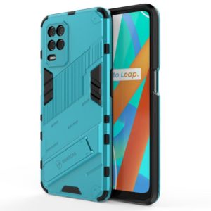 For OPPO Realme V13 5G Punk Armor 2 in 1 PC + TPU Shockproof Case with Invisible Holder(Blue) (OEM)