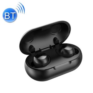 TWS-22 Bluetooth 5.0 In-Ear Sports Waterproof Noise Cancelling Touch Control Mini Headphones(Black) (OEM)