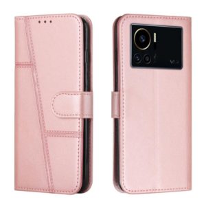 For Infinix Note 12 VIP Stitching Calf Texture Buckle Leather Phone Case(Pink) (OEM)
