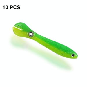 10 PCS Luya Bait Loach Bionic Bait Fishing Supplies, Specification: 2G / 6.7cm(Green) (OEM)
