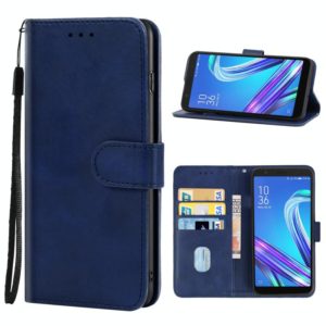 Leather Phone Case For Asus ZenFone Live L2(Blue) (OEM)