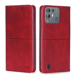 For Blackview A55 Pro Cow Texture Magnetic Horizontal Flip Leather Phone Case(Red) (OEM)