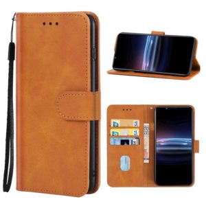 Leather Phone Case For Sony Xperia Pro-I(Brown) (OEM)