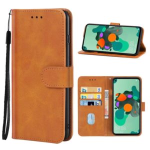 For Huawei Mate 30 Lite Leather Phone Case(Brown) (OEM)