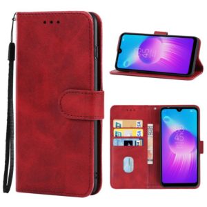 For Tecno SPARK GO Leather Phone Case(Red) (OEM)