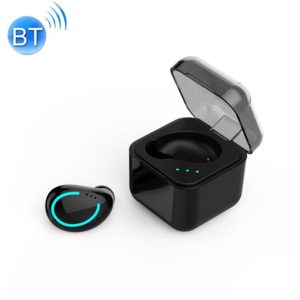 M-B8 Bluetooth 5.0 Mini Invisible In-ear Stereo Wireless Bluetooth Earphone with Charging Box (Black) (OEM)