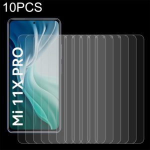 For Xiaomi Mi 11X Pro 10 PCS 0.26mm 9H 2.5D Tempered Glass Film (OEM)