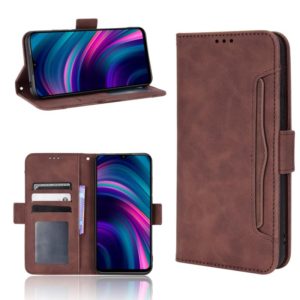 For BLU G51 Plus Skin Feel Calf Pattern Leather Phone Case(Brown) (OEM)