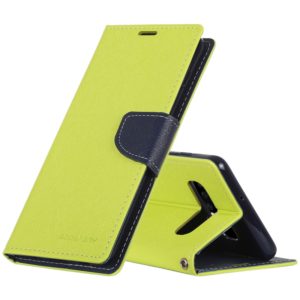 GOOSPERY FANCY DIARY Horizontal Flip PU Leather Case for Galaxy S10 Plus, with Holder & Card Slots & Wallet (Green) (GOOSPERY) (OEM)