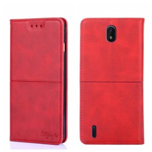 For Nokia C01 Plus/C1 2nd Editon Cow Texture Magnetic Horizontal Flip Leather Phone Case(Red) (OEM)