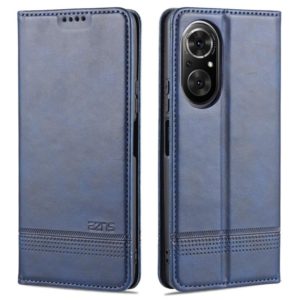 For Honor 50 SE AZNS Magnetic Calf Texture Horizontal Flip Leather Case with Card Slots & Holder & Wallet(Dark Blue) (AZNS) (OEM)