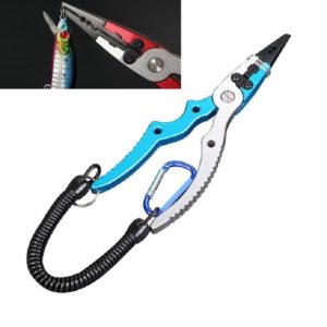 Fish Control Fish Catch Fish Lure Clamp Fish Pliers, Style:Luya Pliers(Blue) (OEM)